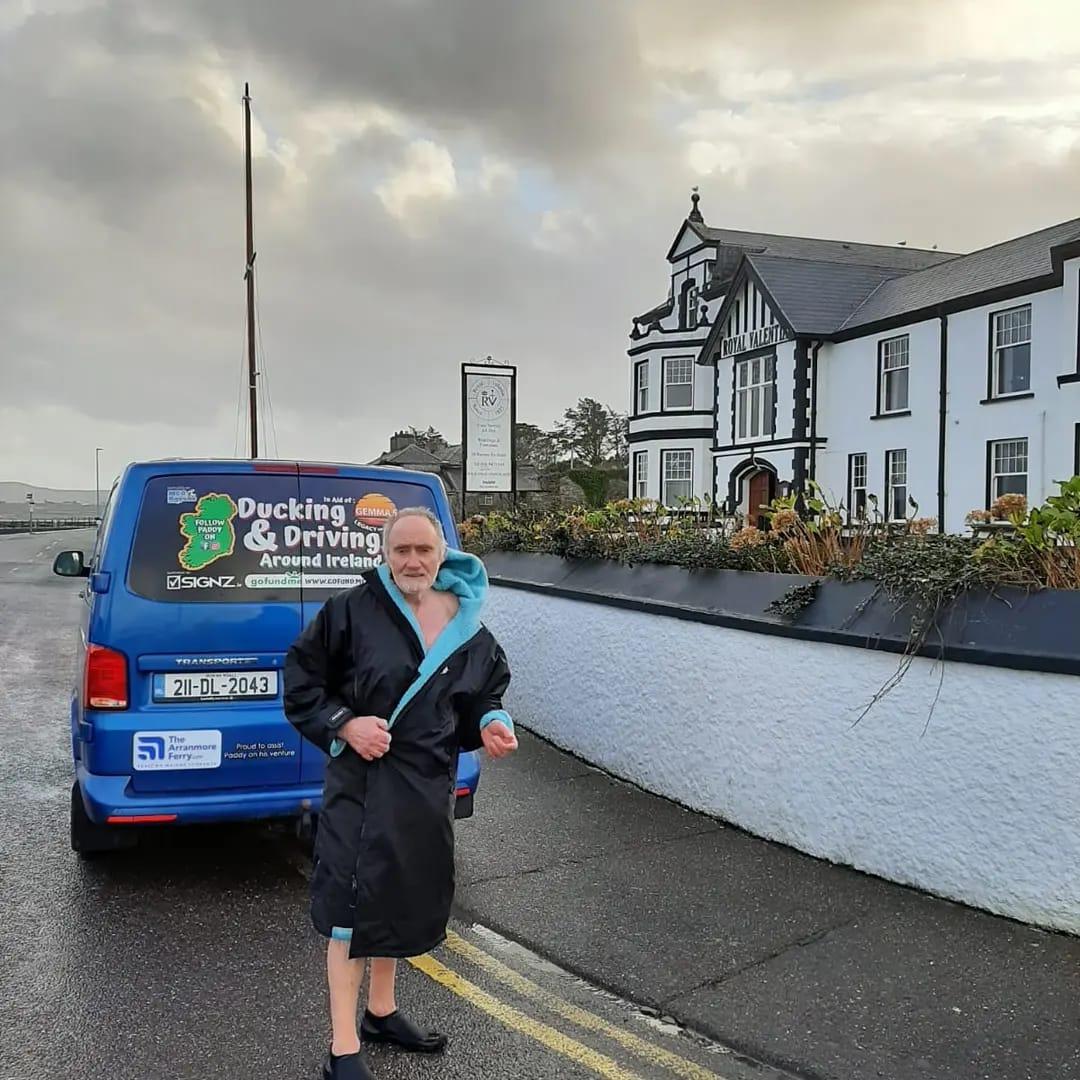 Arranmore Island native Paddy Conaghan ‘Ducking and Driving’ around Ireland for Gemma’s Legacy of Hope.