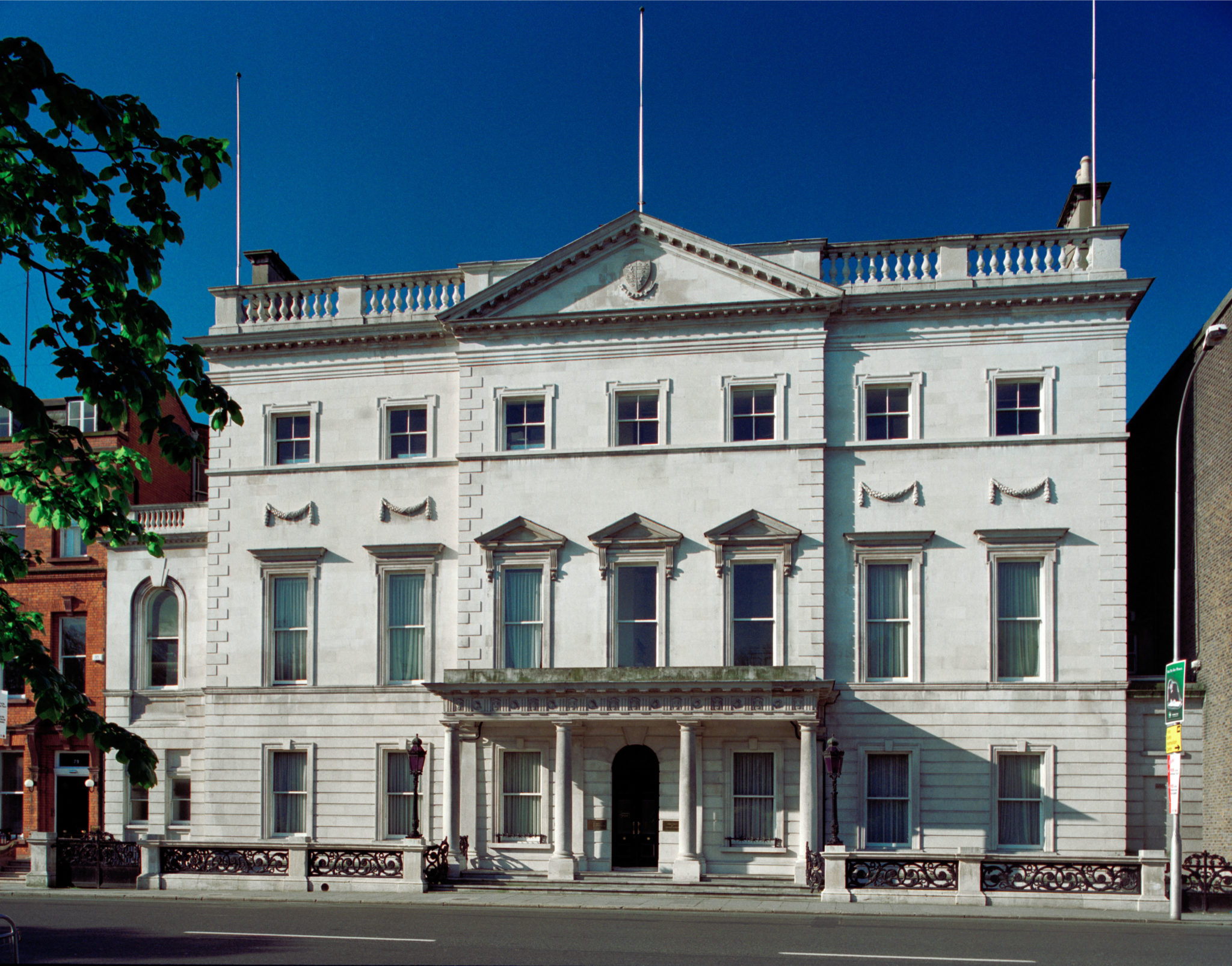 Iveagh House on St Stephen's Green, Dublin which houses the Department of Foreign Affairs.