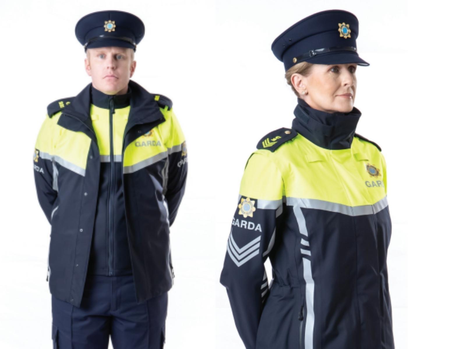 Gardaí wearing their new uniform. Image: An Garda Síochána