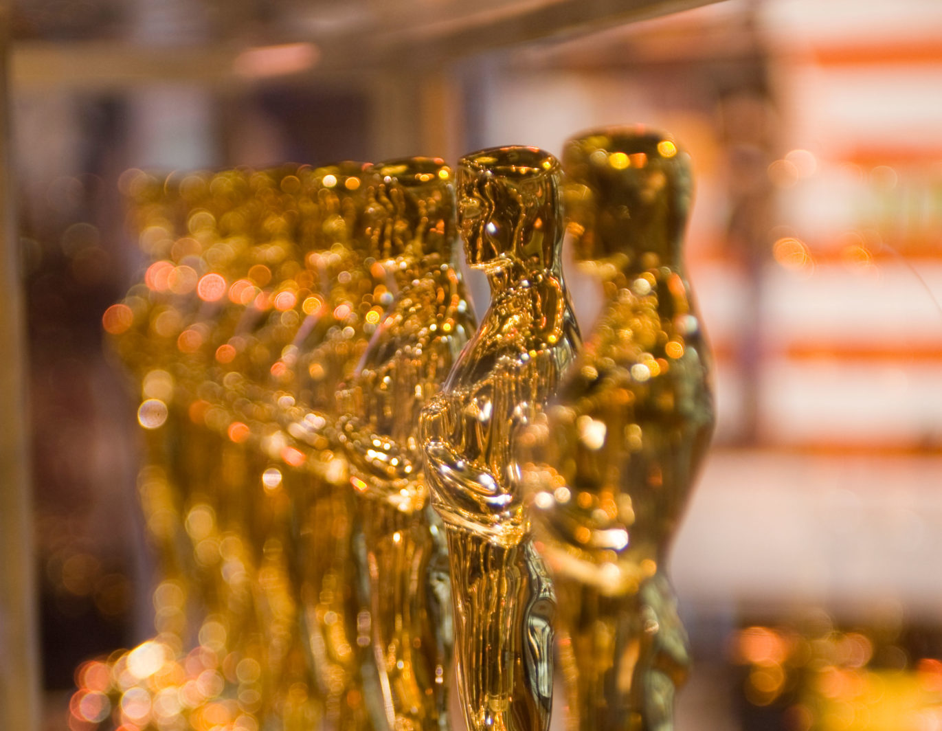 Oscar statuettes to be presented to winners at an Academy Award presentation in 2008