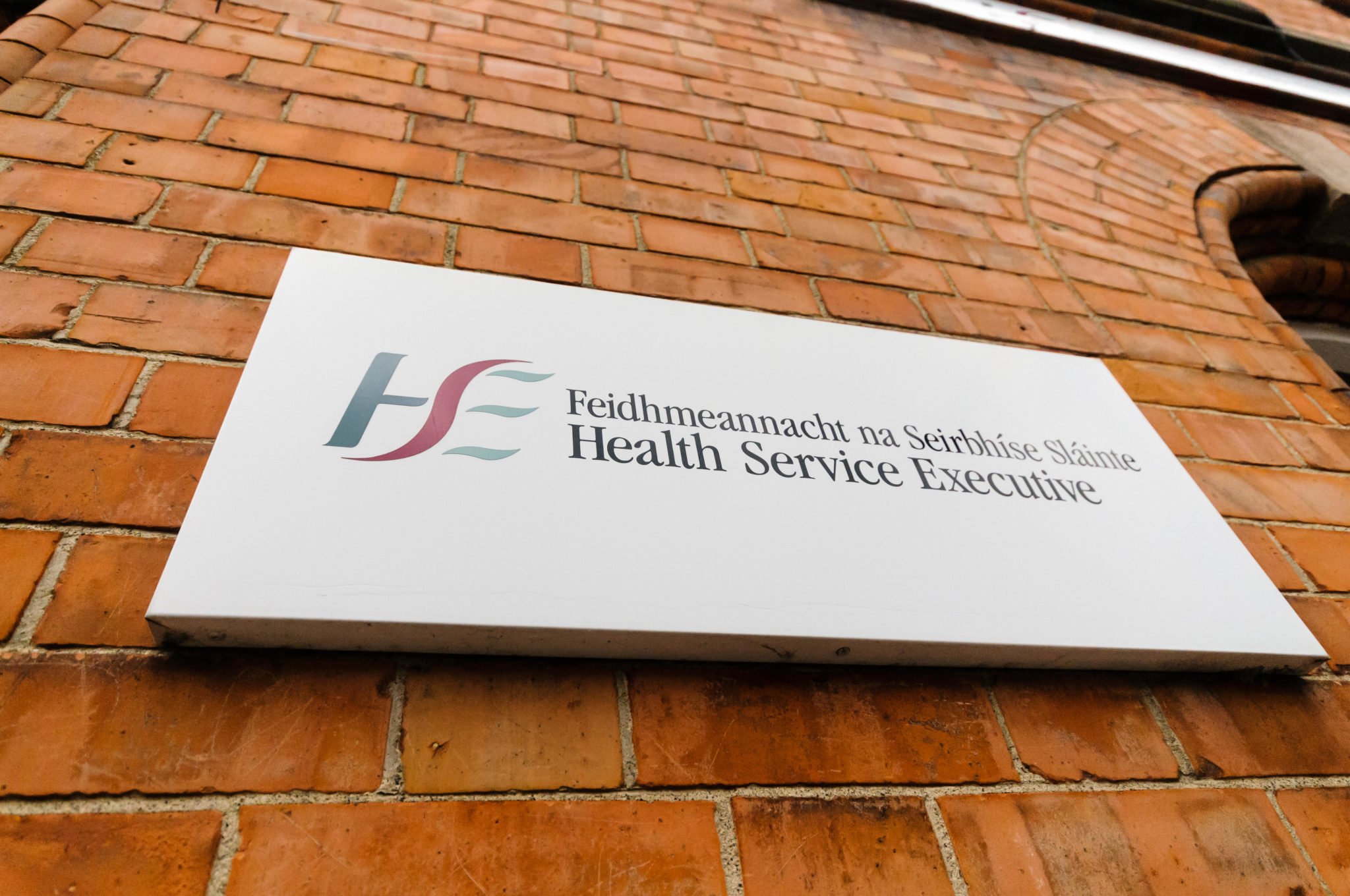 A sign for the Health Service Executive (HSE) is seen in Dundalk, Co Louth in 2014.