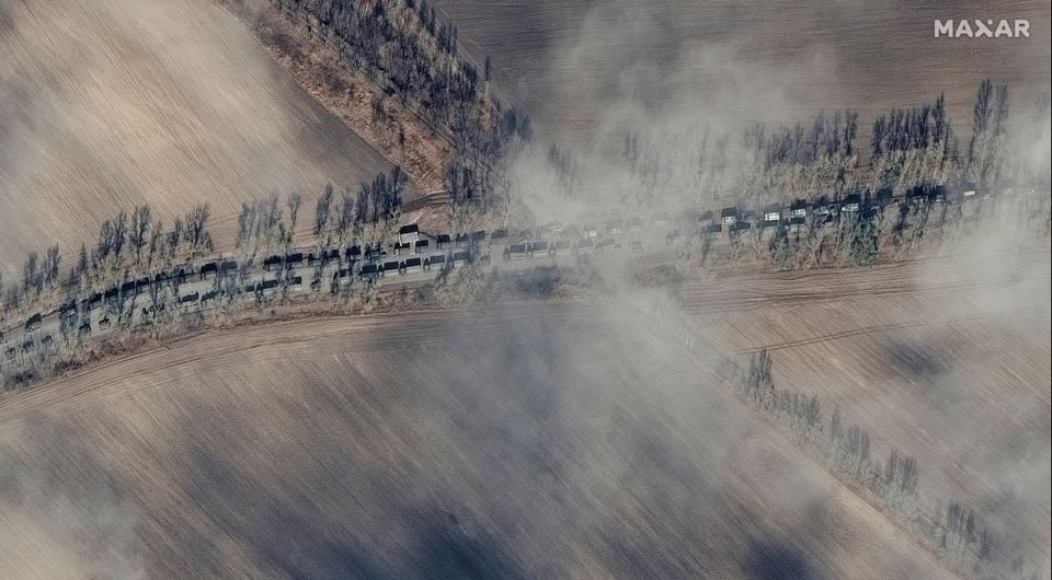 Satellite Images Show 65km Russian Military Convoy On Its Way To Kyiv ...