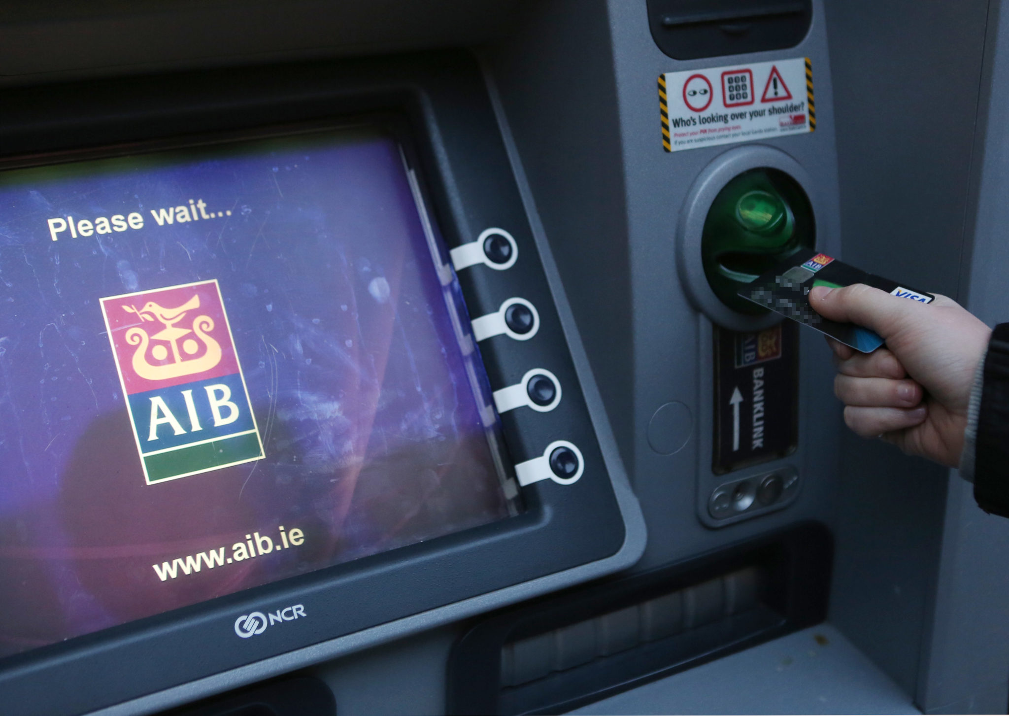 An AIB ATM in Dublin. Image: Sam Boal/RollingNews