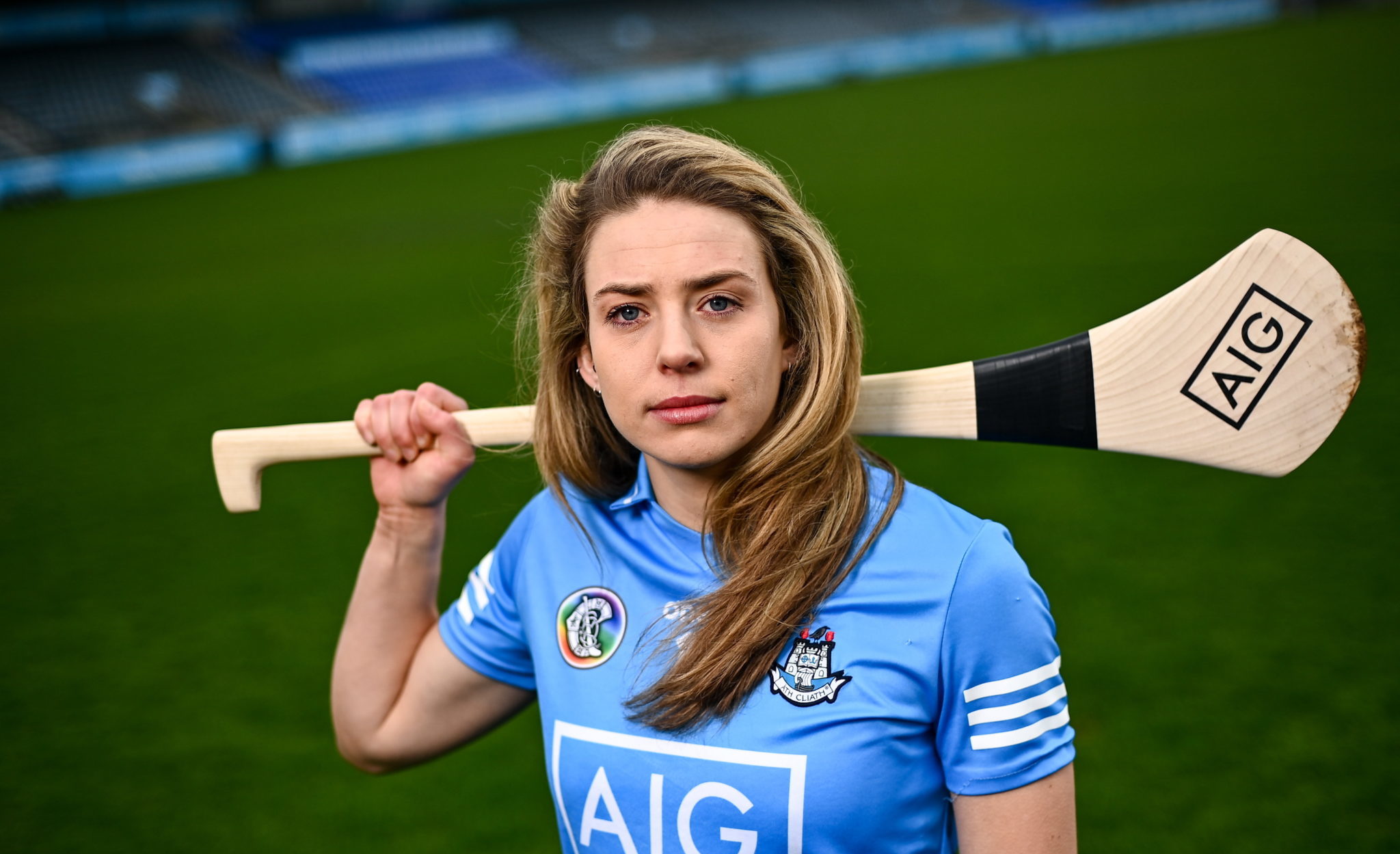 Dublin Camogie player Aisling Maher at the 2022 season launch. 
