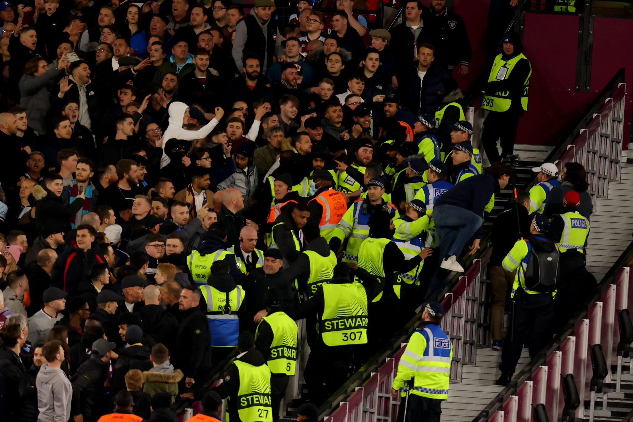West Ham investigating incident after fans allegedly attack German  commentators live on air