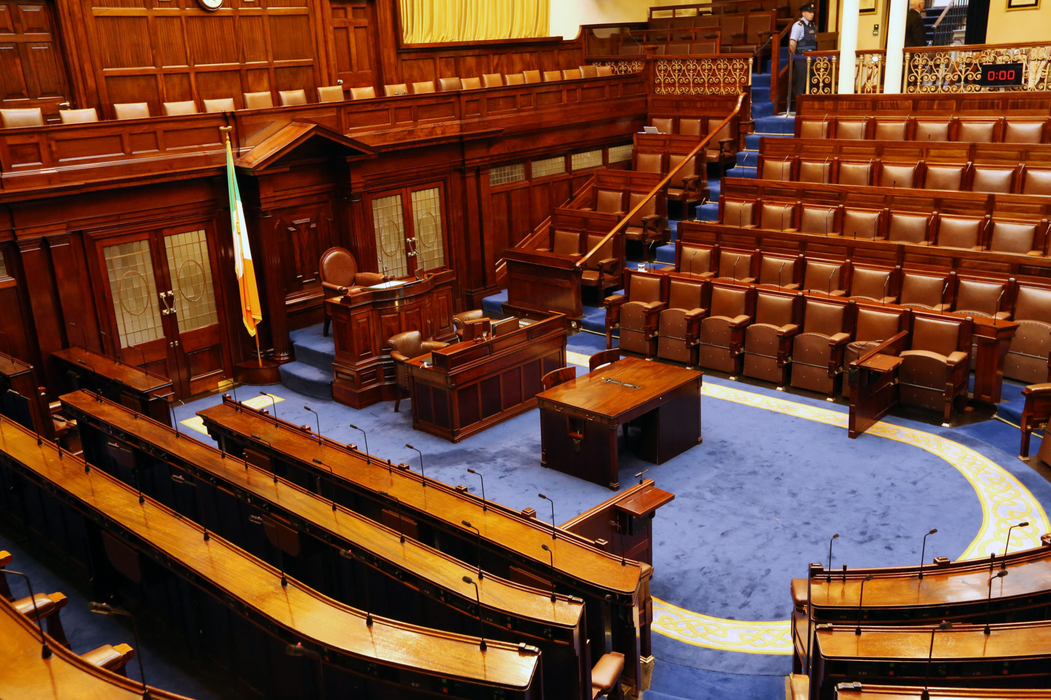 The Dáil Chamber at Leinster House. Image: Laura Hutton/Photocall Ireland