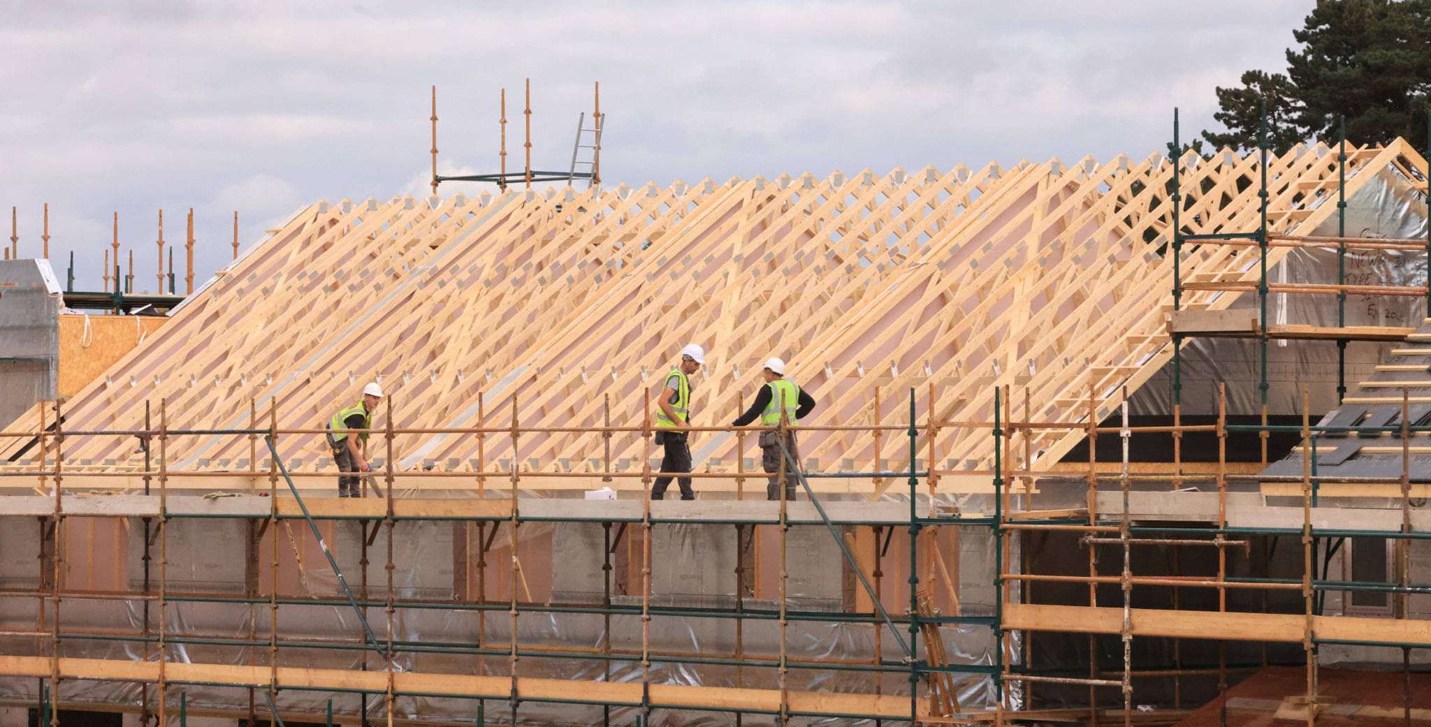 A housing development in Newbridge, County Kildare, 16-09-2021. Image: Eamonn Farrell/RollingNews