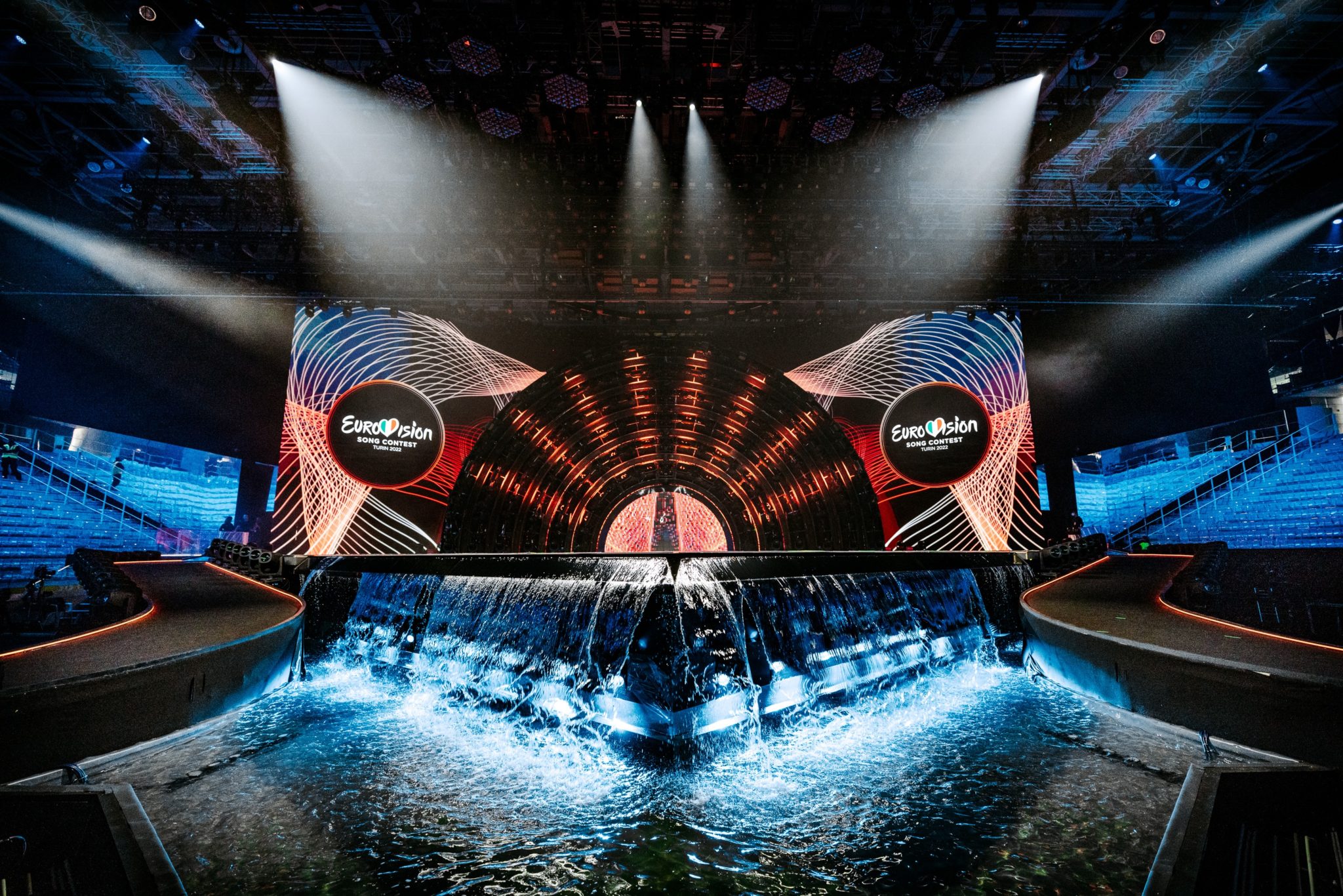 Eurovision stage in Turin, Italy