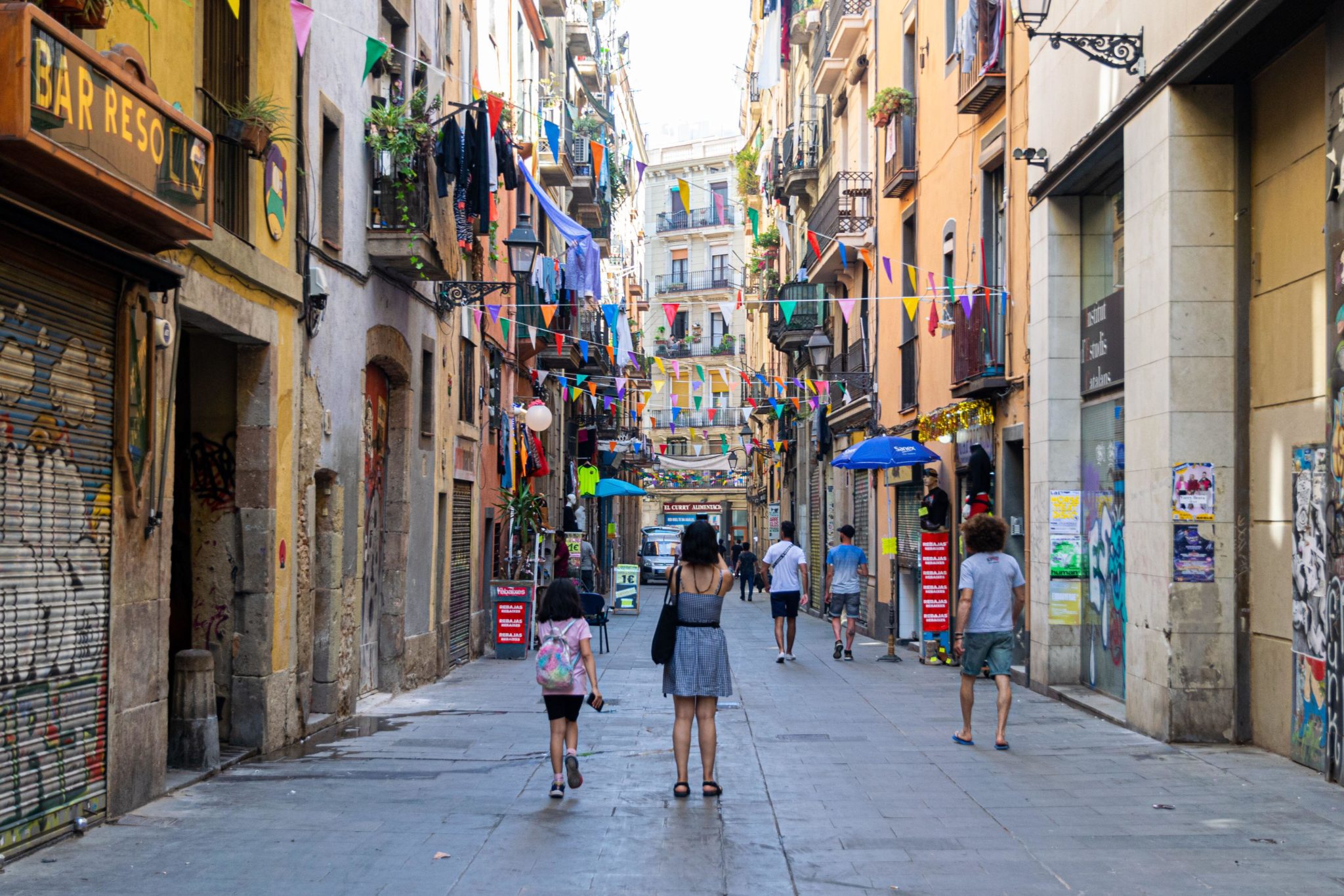 El Raval, Barcelona. Image: Christian Creixell / Alamy Stock Photo