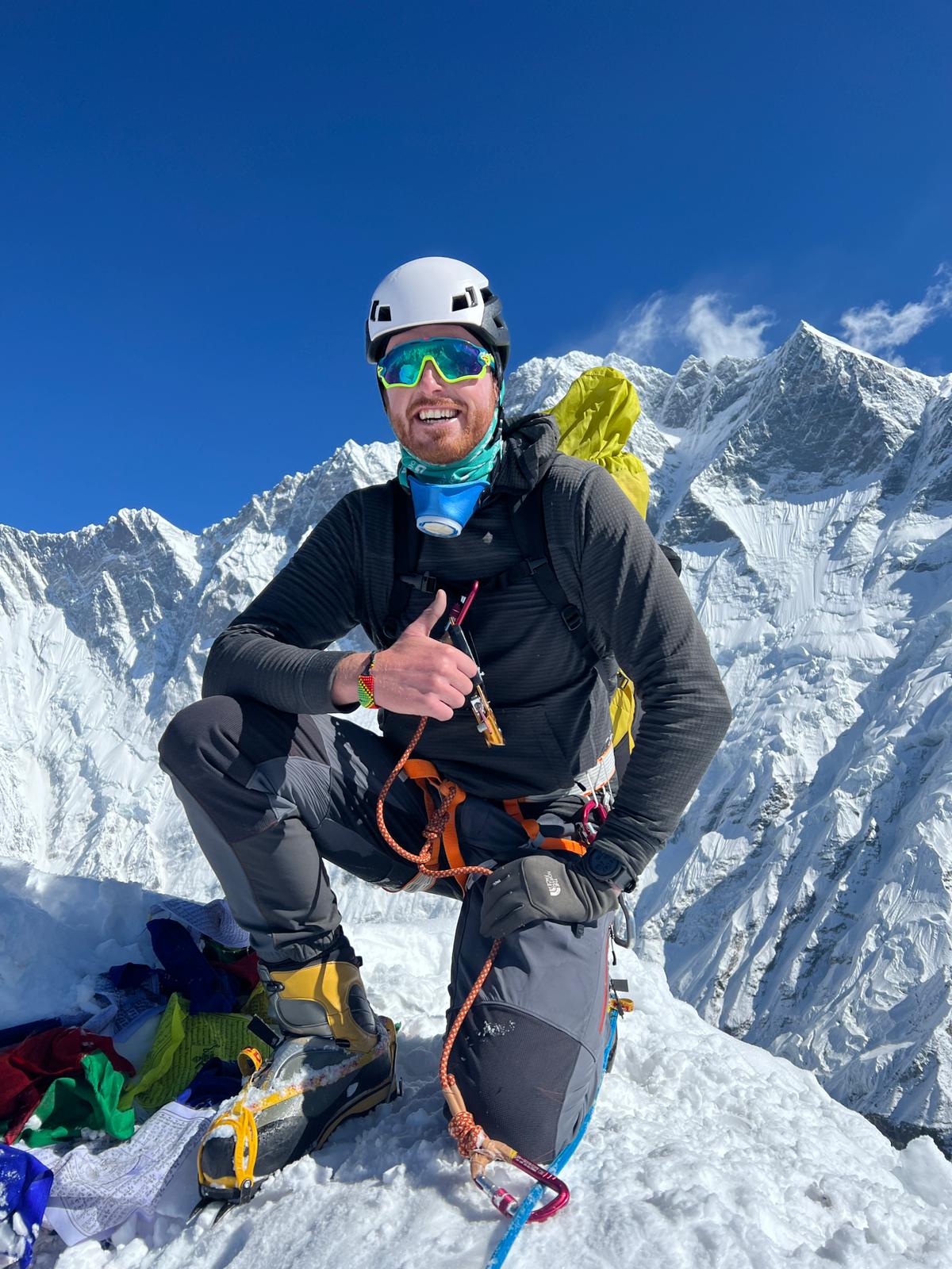 Tipperary man James McManus training to summit Mount Everest without oxygen. Image: James McManus