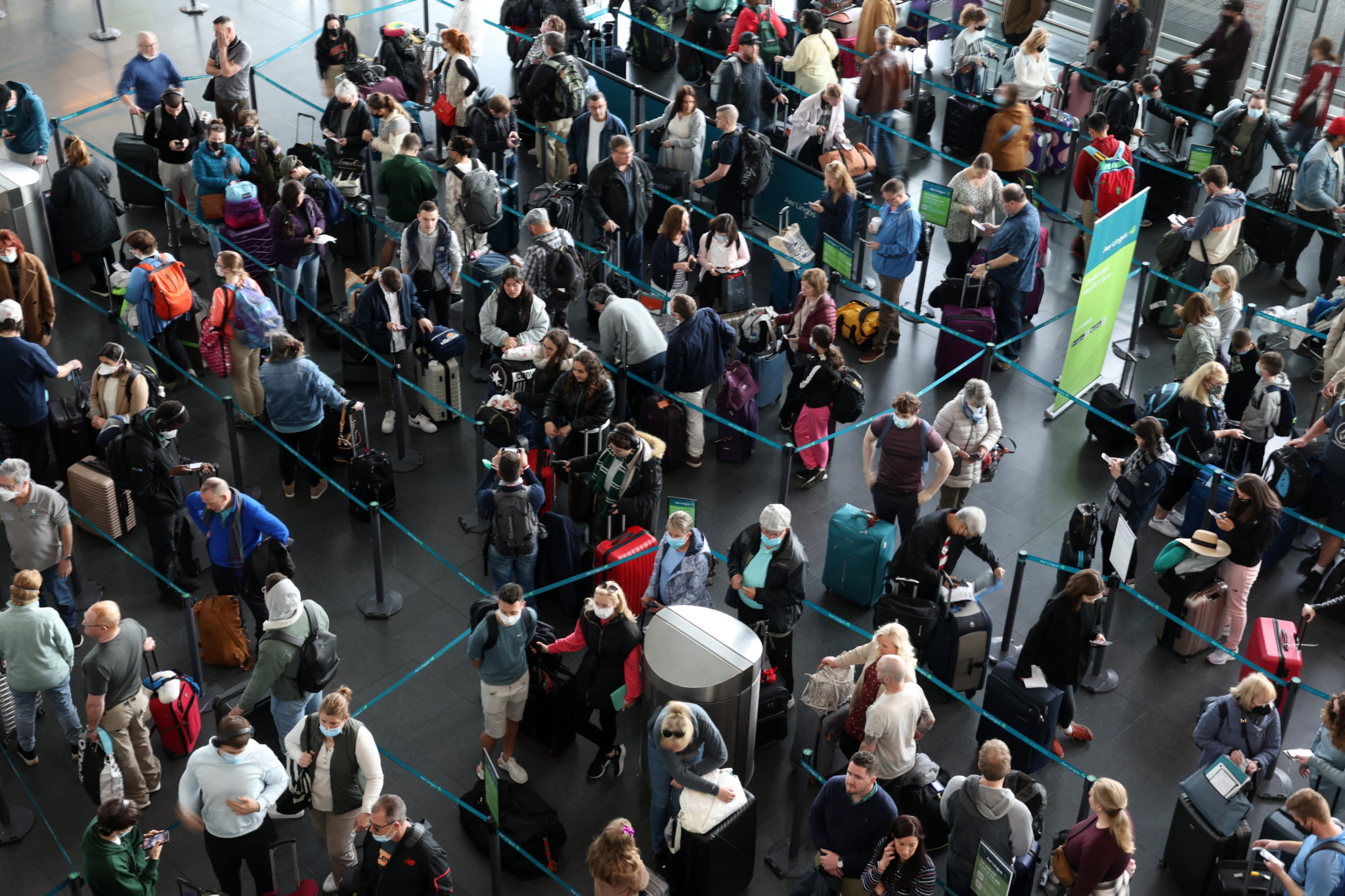 File photo of Dublin Airport on Easter weekend, 16-04-2022. Image: Sam Boal/RollingNews