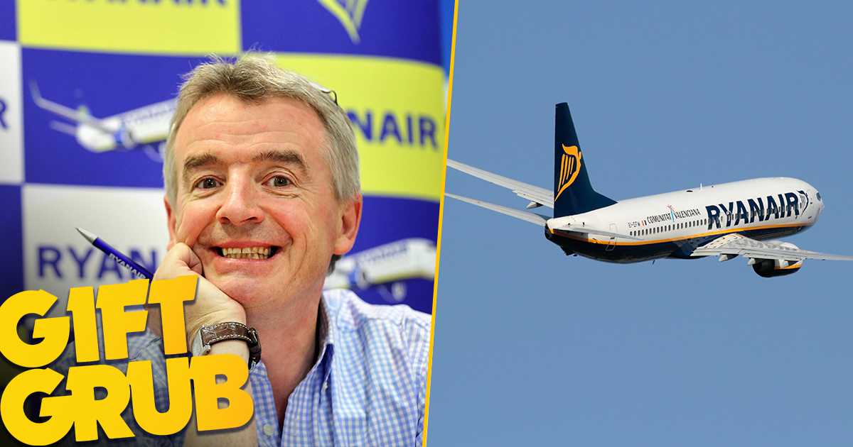 Gift Grub Ryanair New Recruits Top GunStyle