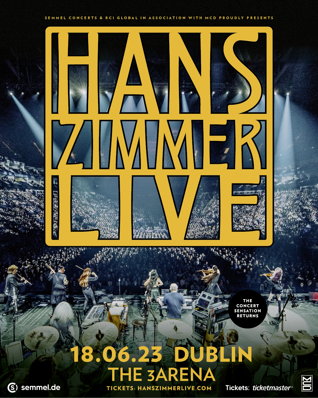 Hans Zimmer Coming To Dublin's 3Arena Next June For His Smash Hits Tour |  SPIN1038