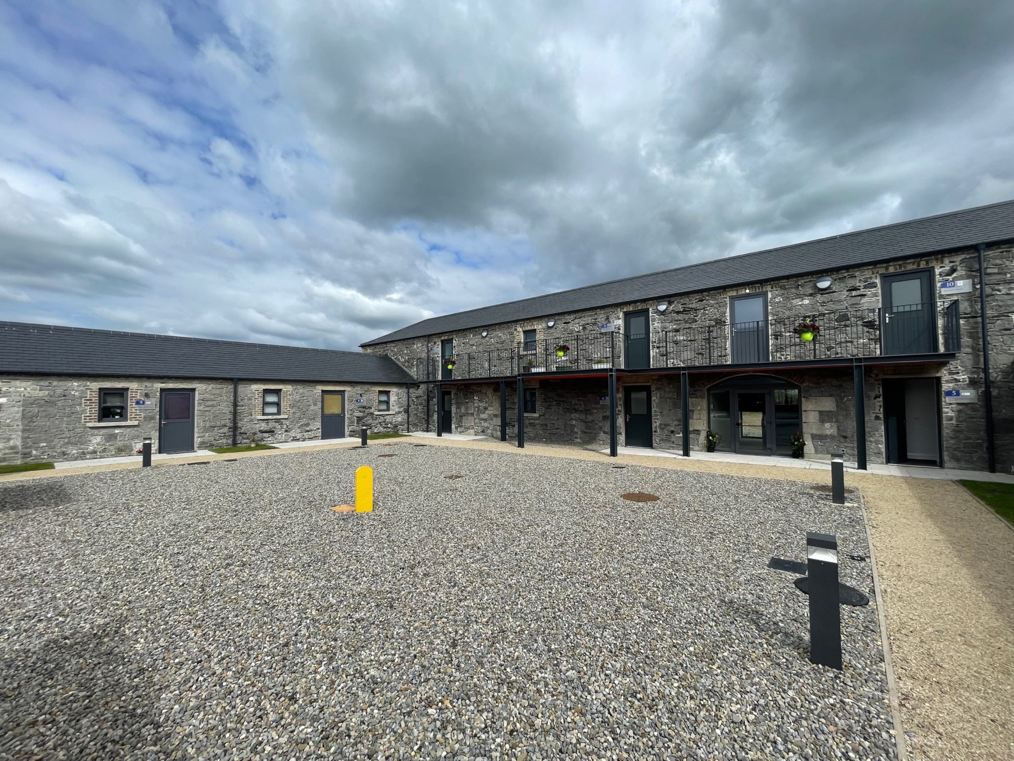 The homeless centre for young adults in Naas opened by President Michael D. Higgins this afternoon, 14-06-2022. Image: Barry Whyte/Newstalk