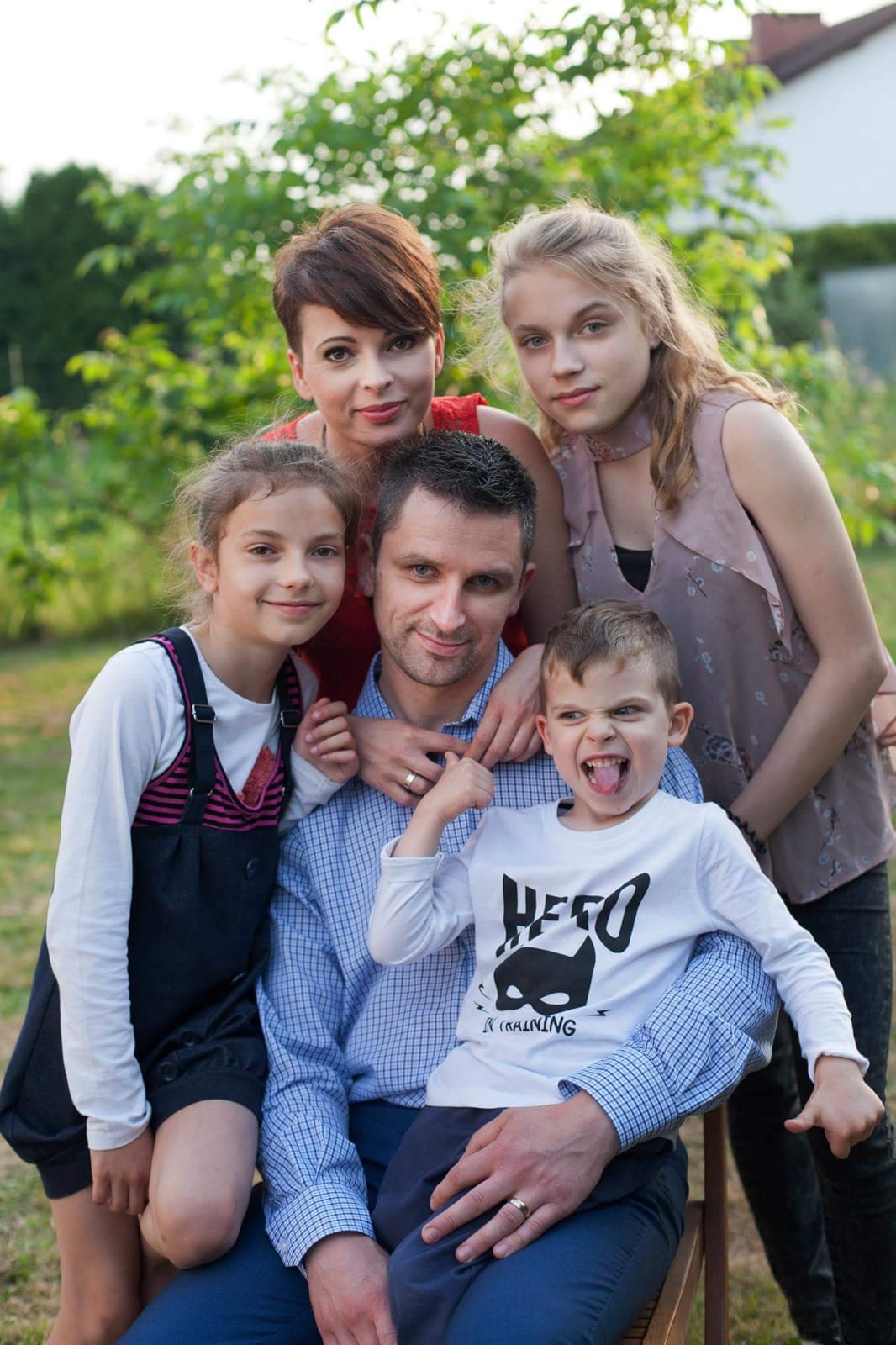 Lukasz Kozlowski and his family