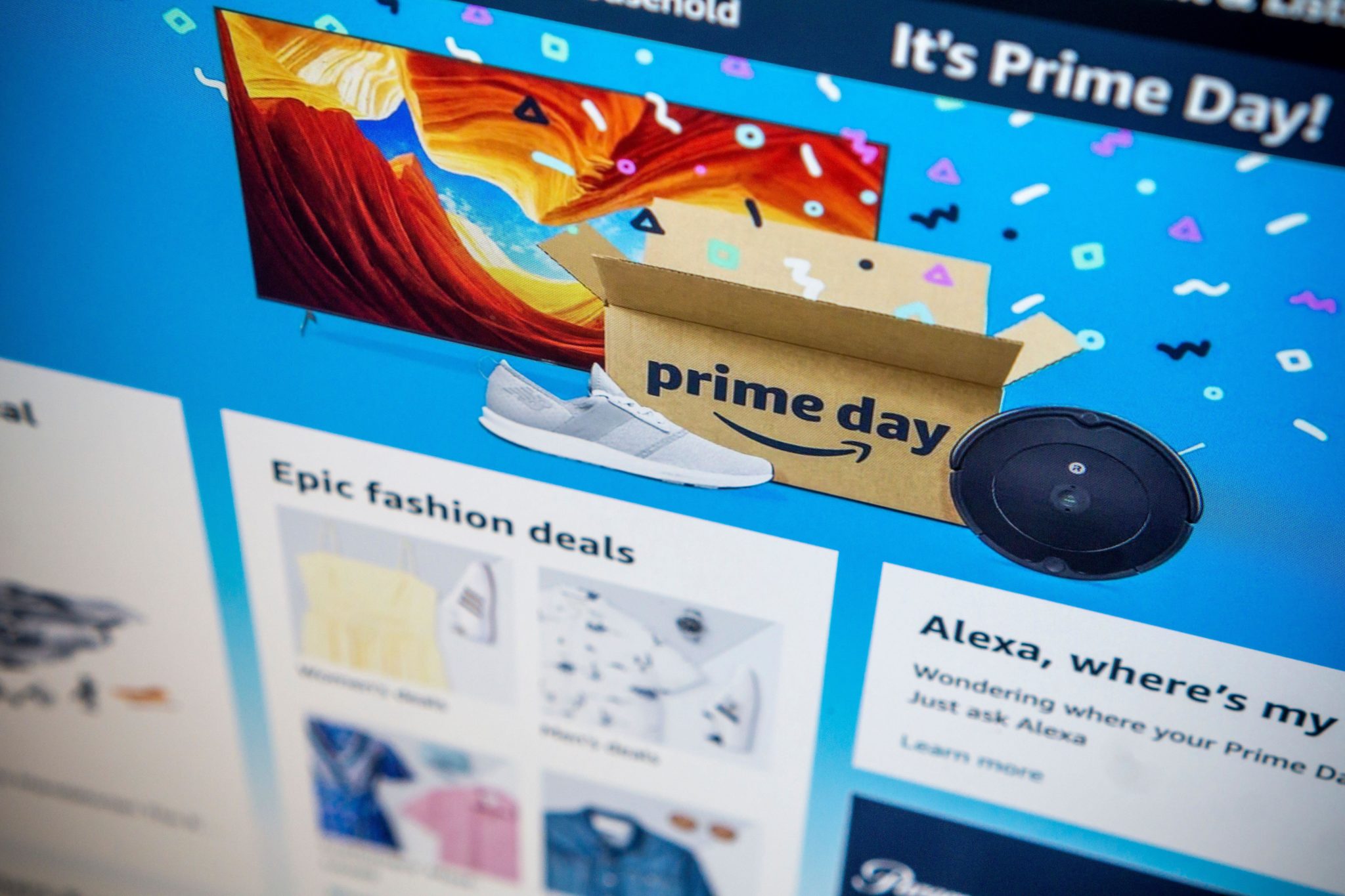  An Amazon website promotes 'Prime Day' in June 2021