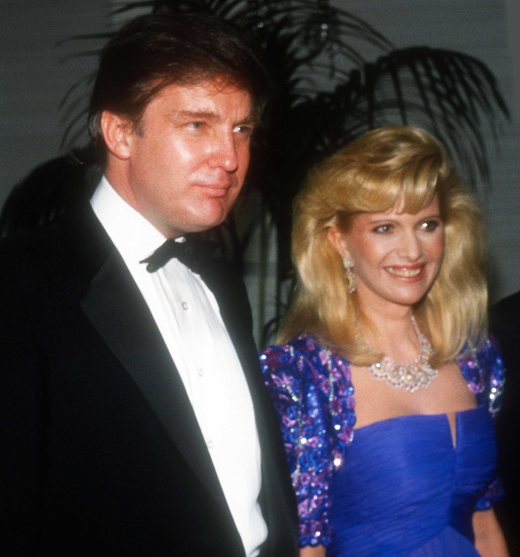 Ivana Trump and Donald Trump are seen in an undated photo