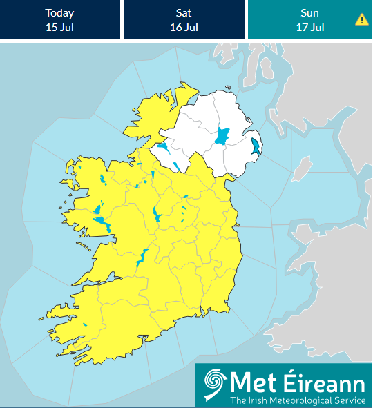 Met Eireann Issues High Temperature Warning - Vimarsana News