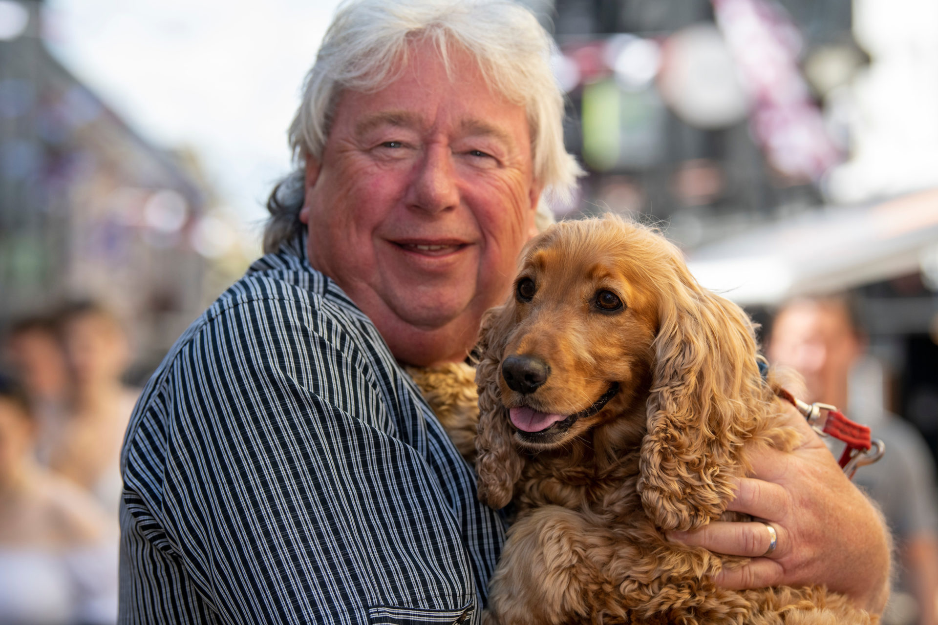 Locals and their dogs celebrate Martin's Day in Galway to honour Richard Martin.