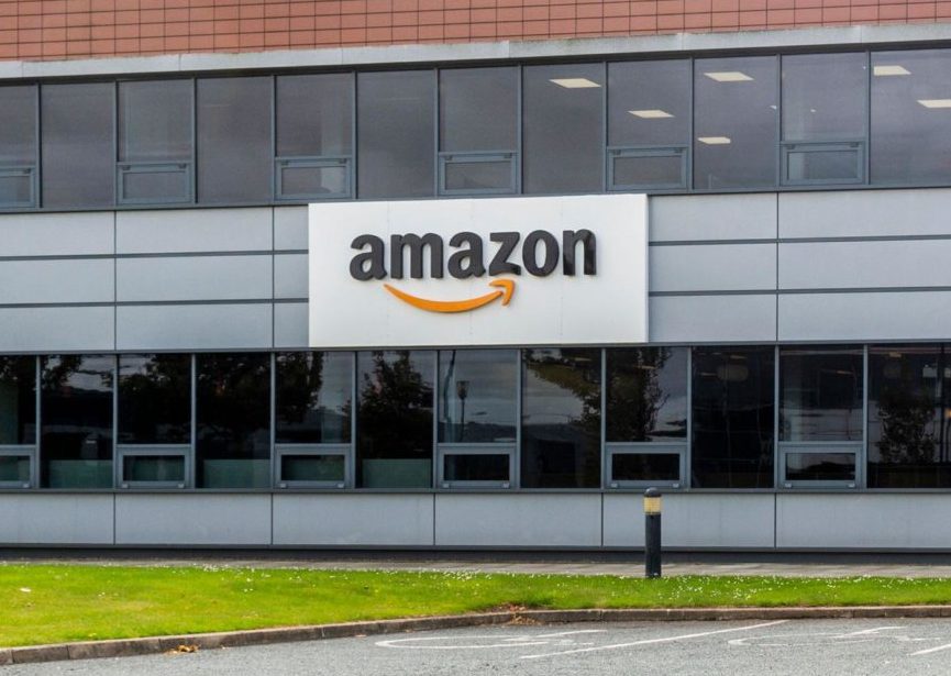 Amazon offices in Cork are seen in July