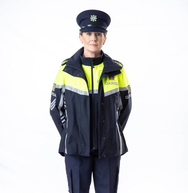 An example of the new Garda uniform