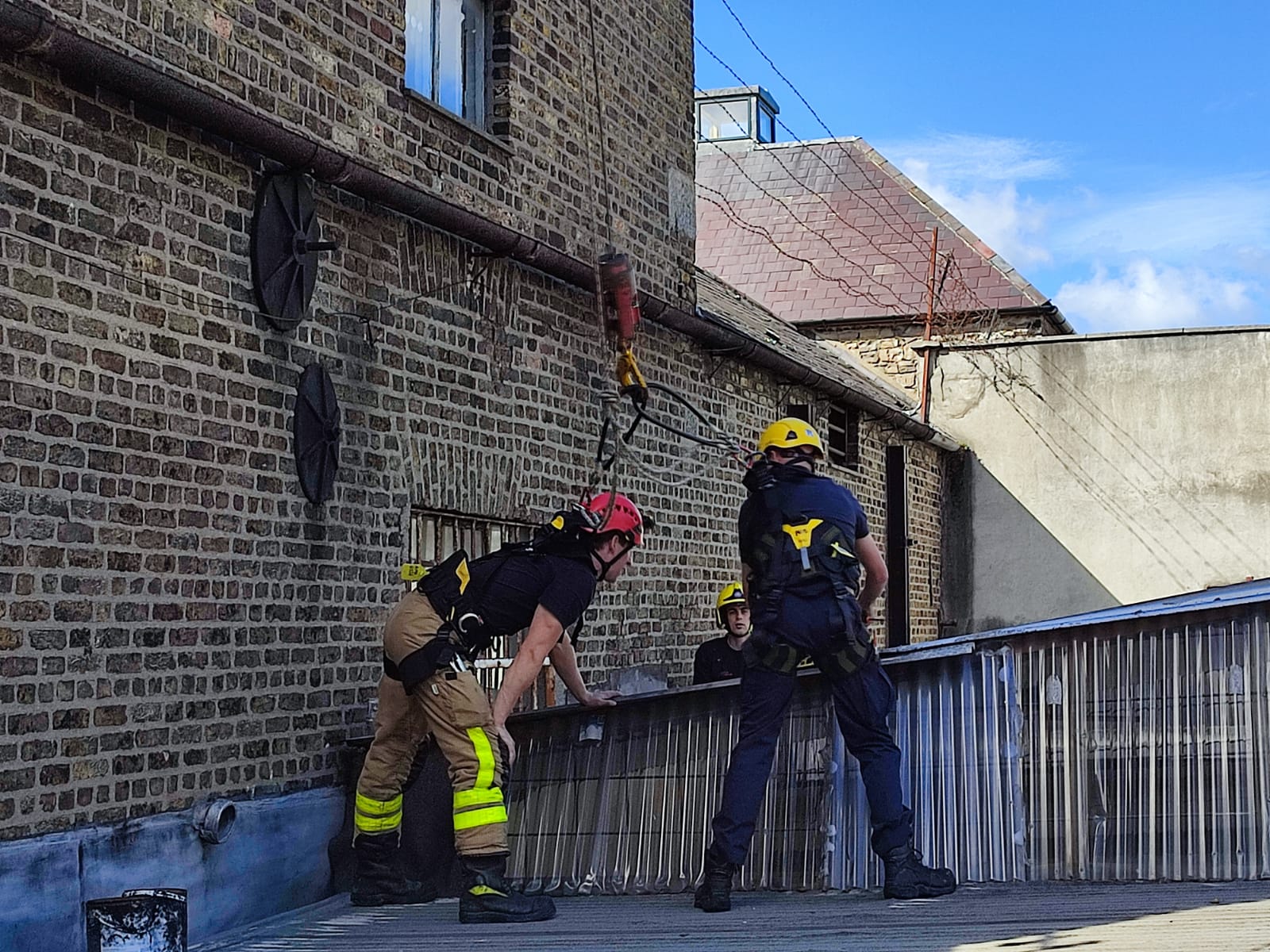 Dublin Fire Brigade at the Phibsboro Cat Rescue centre. Image: DFB