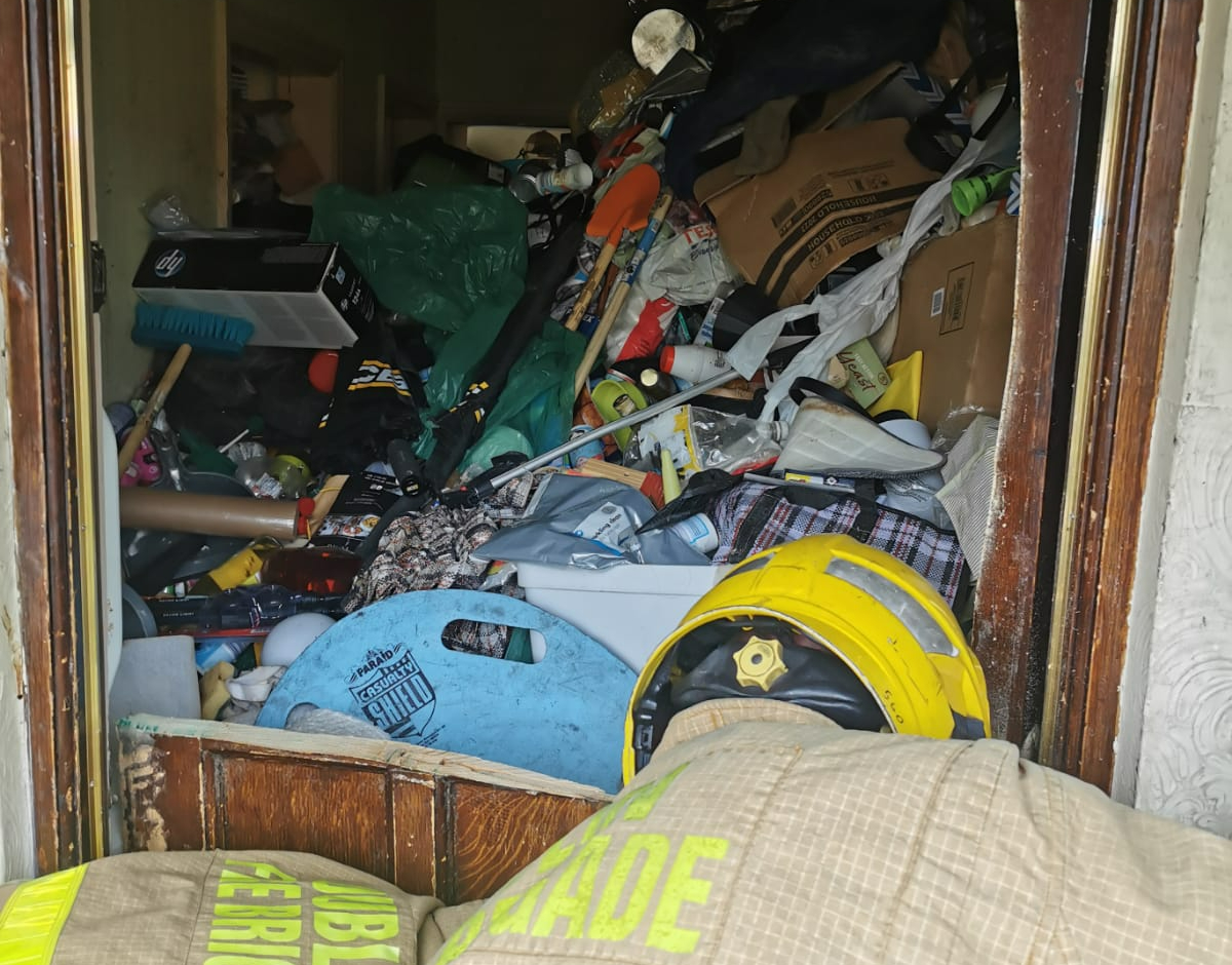 Trapped hoarder rescued from cluttered home by Dublin firefighters