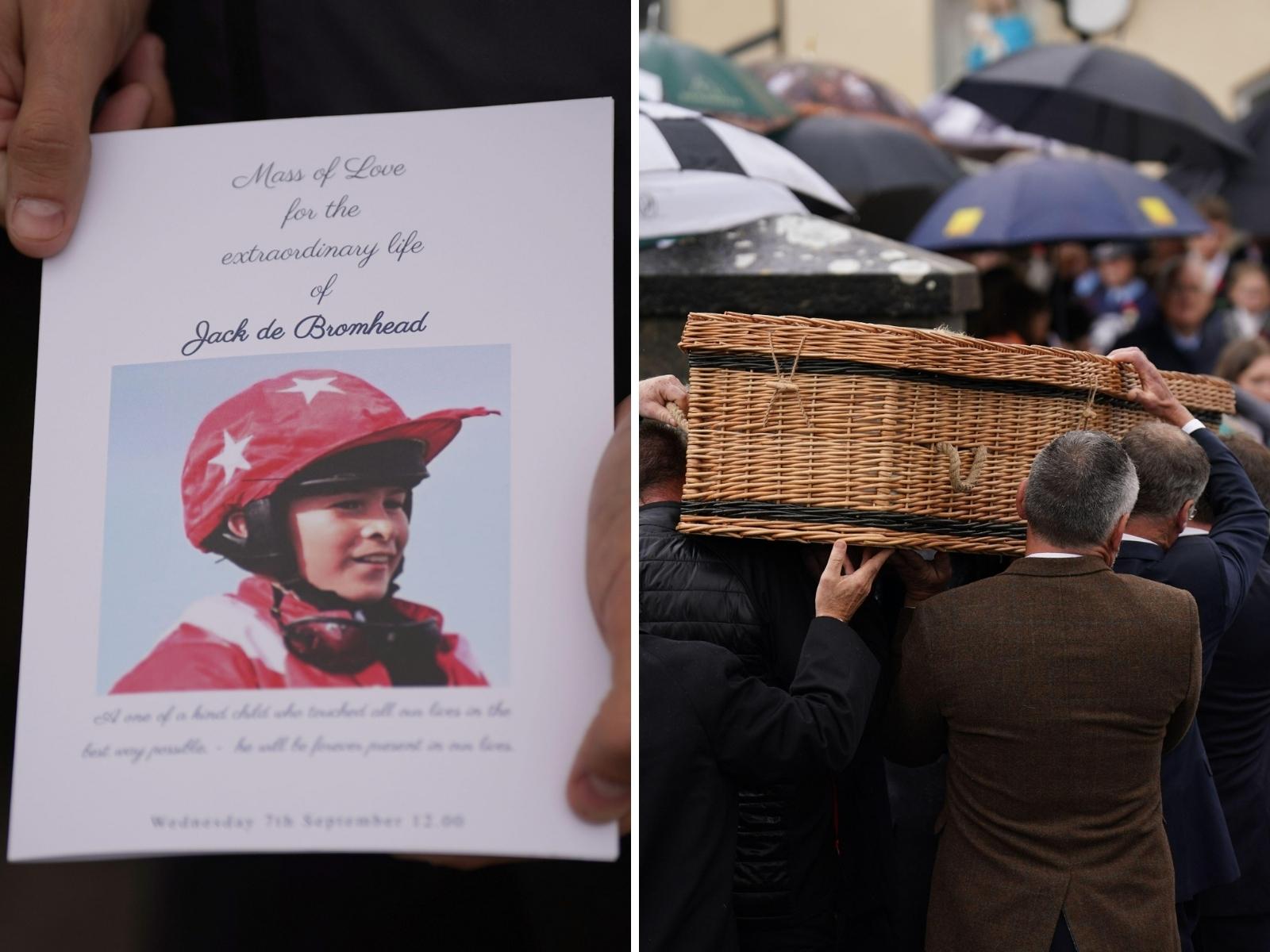 'Rest in peace my beautiful brother' Mourners remember Jack de