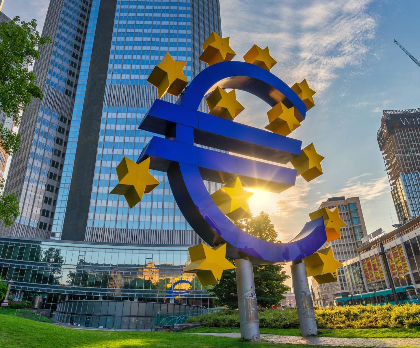 The European Central Bank (ECB) is seen in Frankfurt, Germany in July 2017.