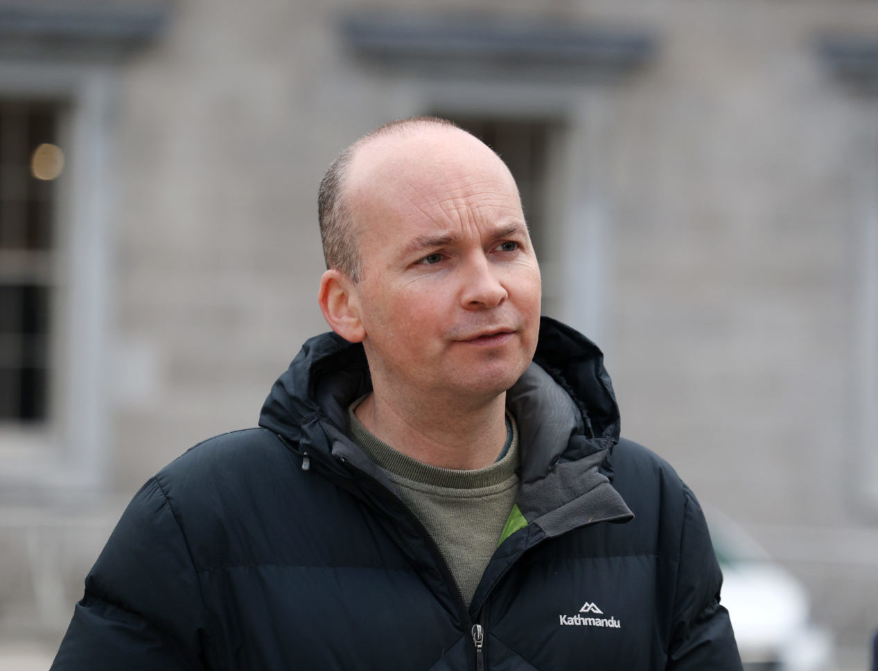 People Before Profit Paul Murphy outside Leinster House in January 2022.