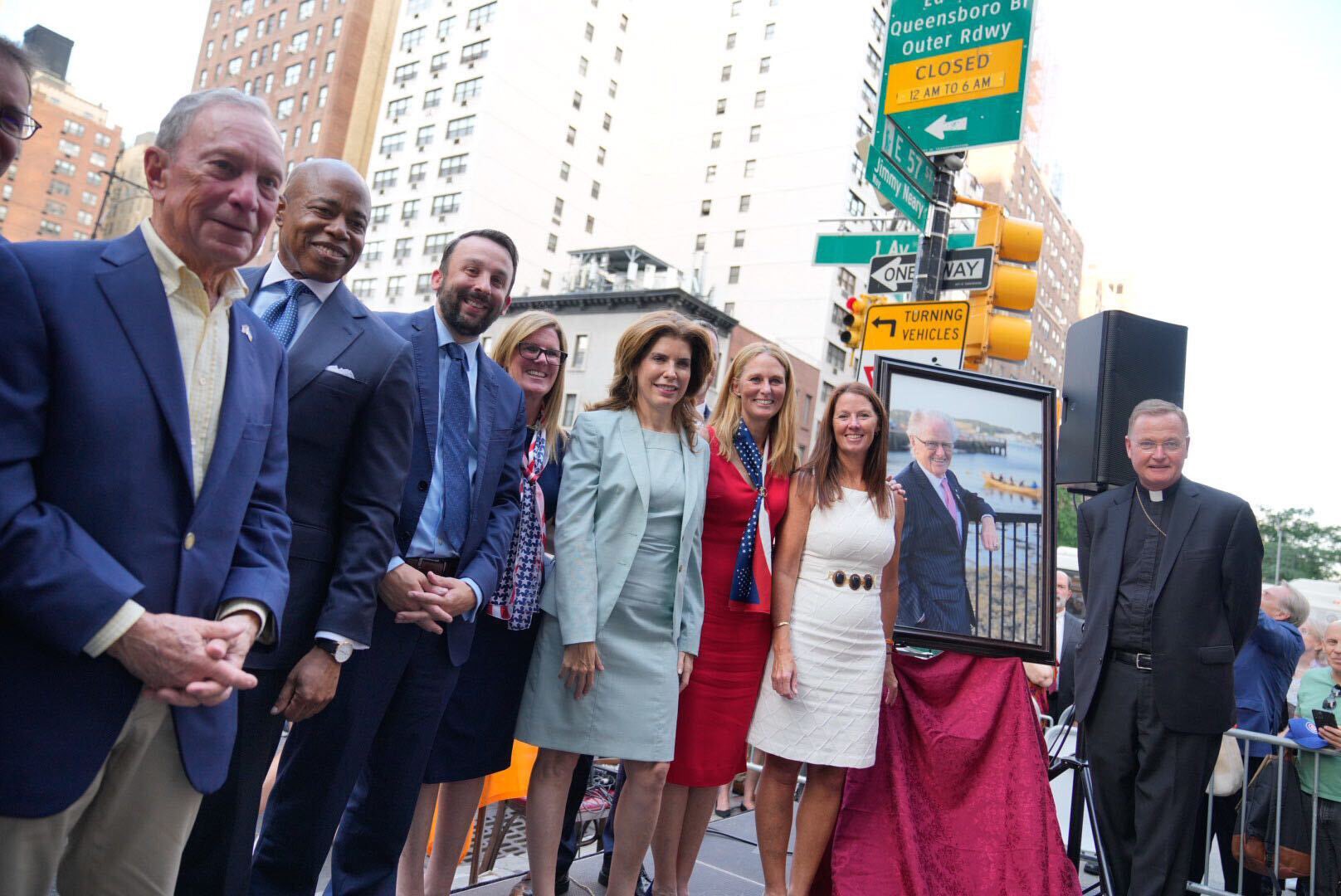 The Jimmy Neary Way naming ceremony in New York City