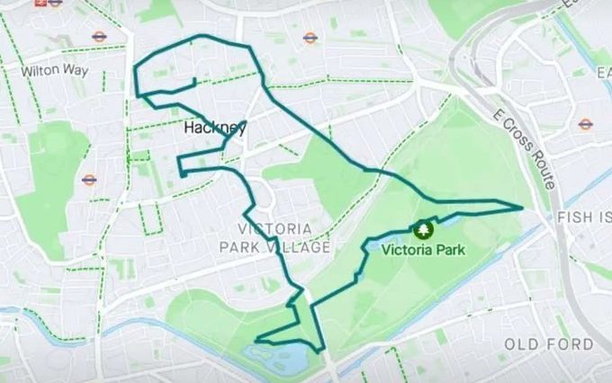 Runner Creates GPS Art To Raises Money For Spinal Charity - Vimarsana News