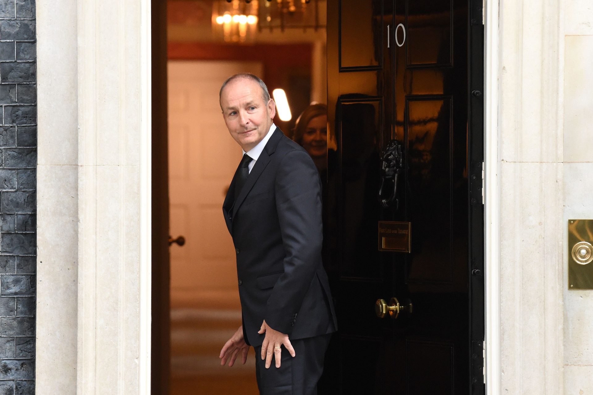 Taoiseach Micheál Martin arrives at Downing Street in London, England for a meeting with British Prime Minister Liz Truss.