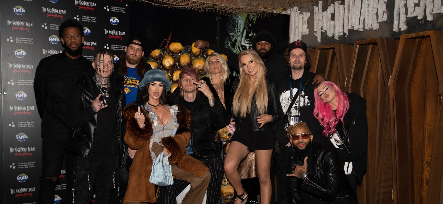 LOOK: Machine Gun Kelly & Megan Fox Take On Dublin's 'The Nightmare Realm' - Vimarsana News
