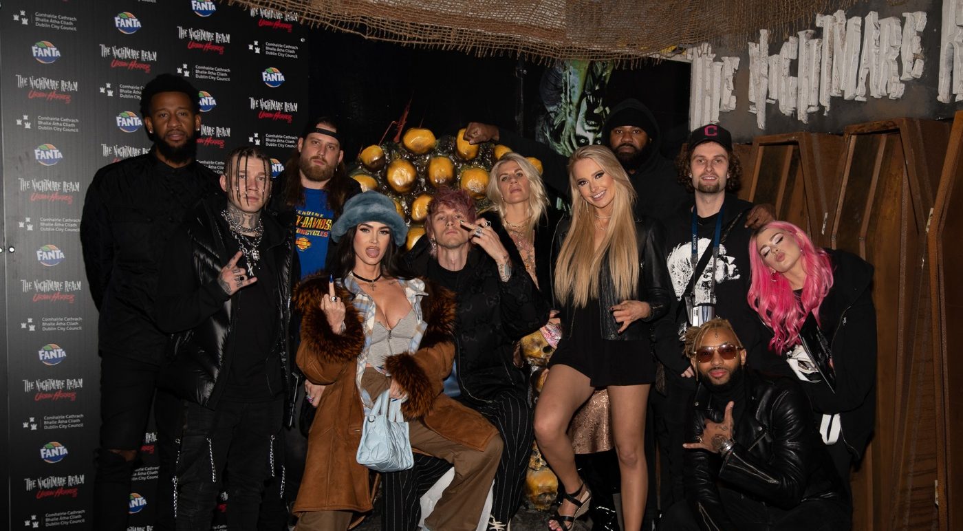 Machine Gun Kelly And Megan Fox Spotted At Dublin's 'The Nightmare Realm' - Vimarsana News
