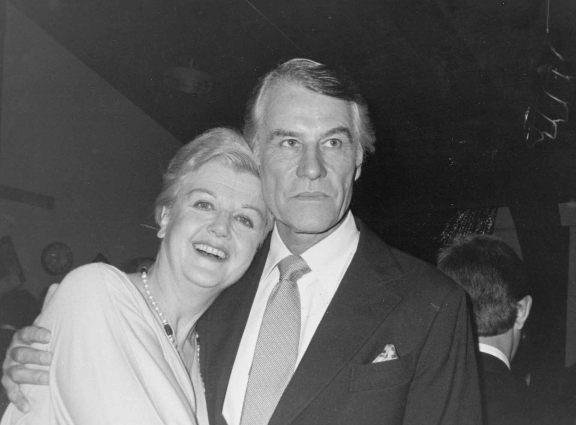 Angela Lansbury and her husband Peter Shaw. 