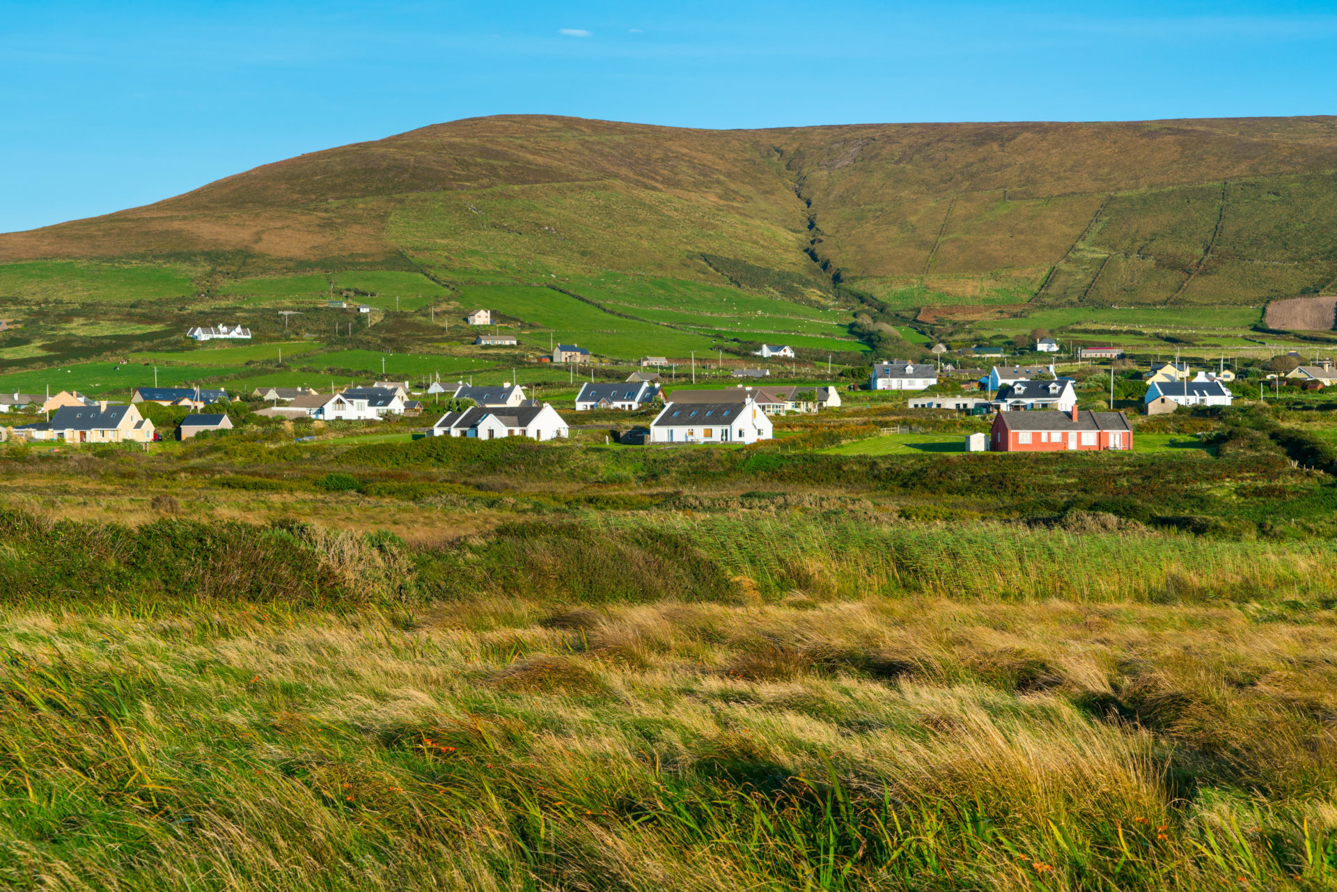 Housing on the Dingle Peninsula, County Kerry, September 2015.