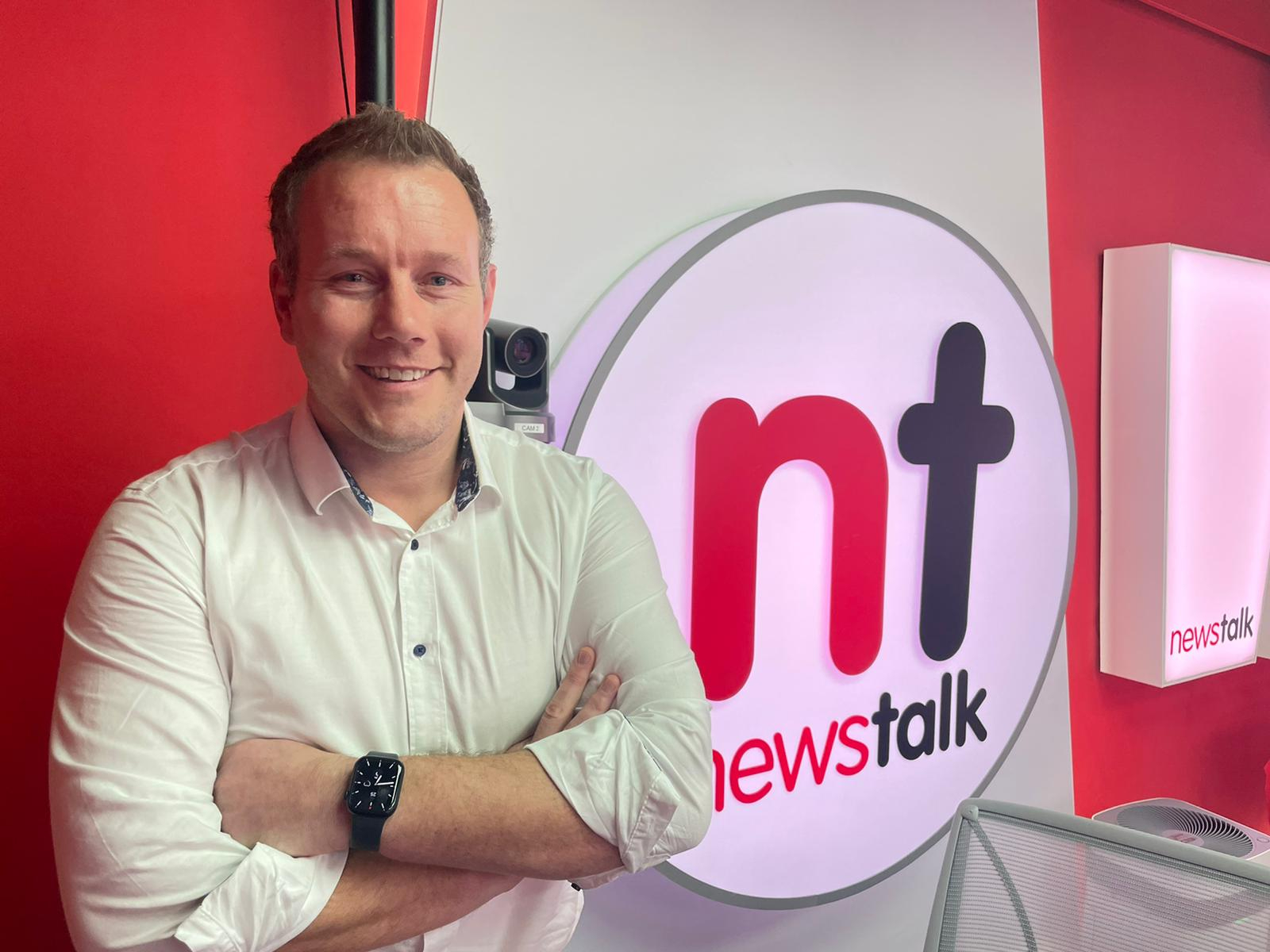 FreeNow General Manager for Ireland Niall Carson in the Newstalk studio.