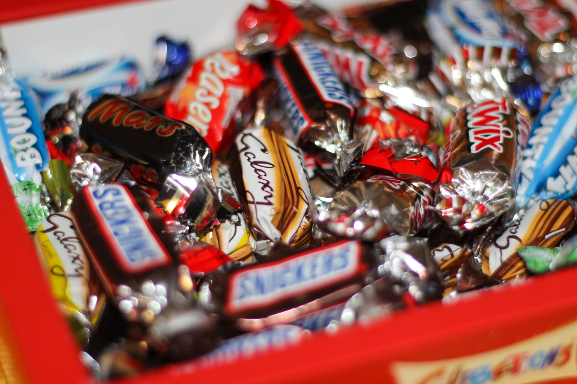 A mix of Celebrations chocolates in a gift box. Image: Alamy