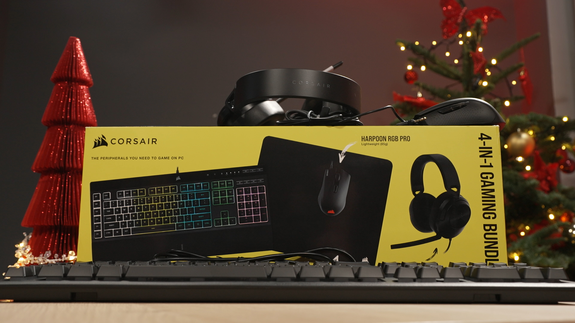 The CORSAIR 4-in-1 game pack. 