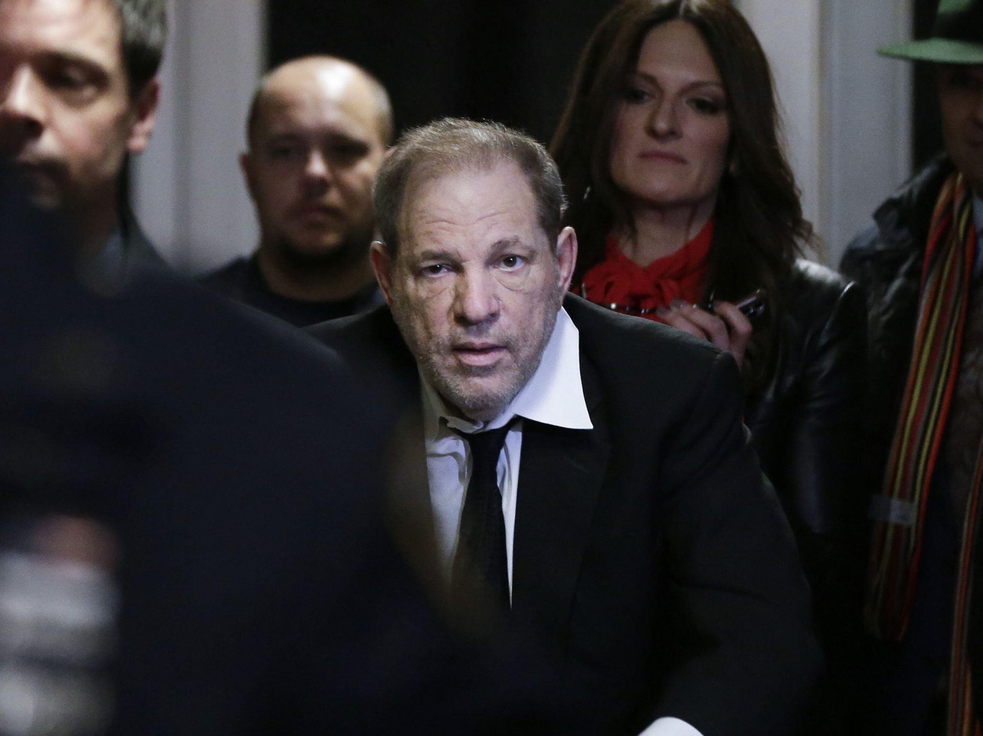 Harvey Weinstein exits a Manhattan court on January 10th 2020 in New York City.
