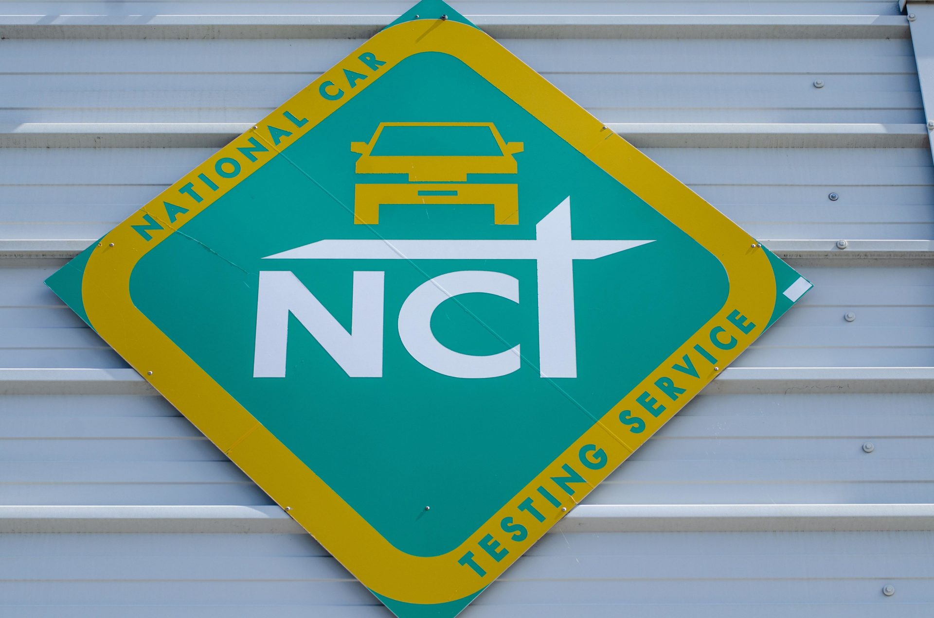 The NCT logo at a test centre.