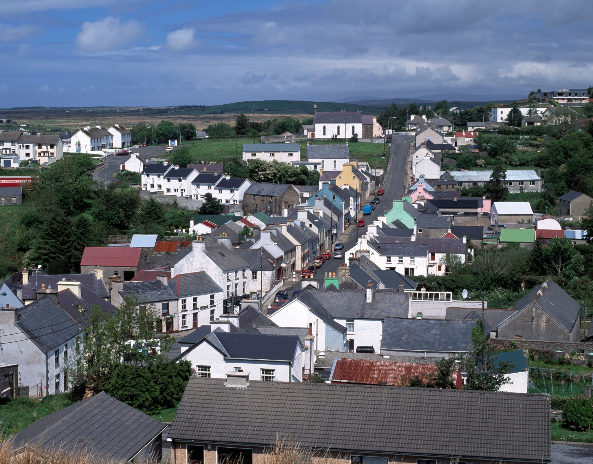 A view of Annascaul village in Co Kerry.