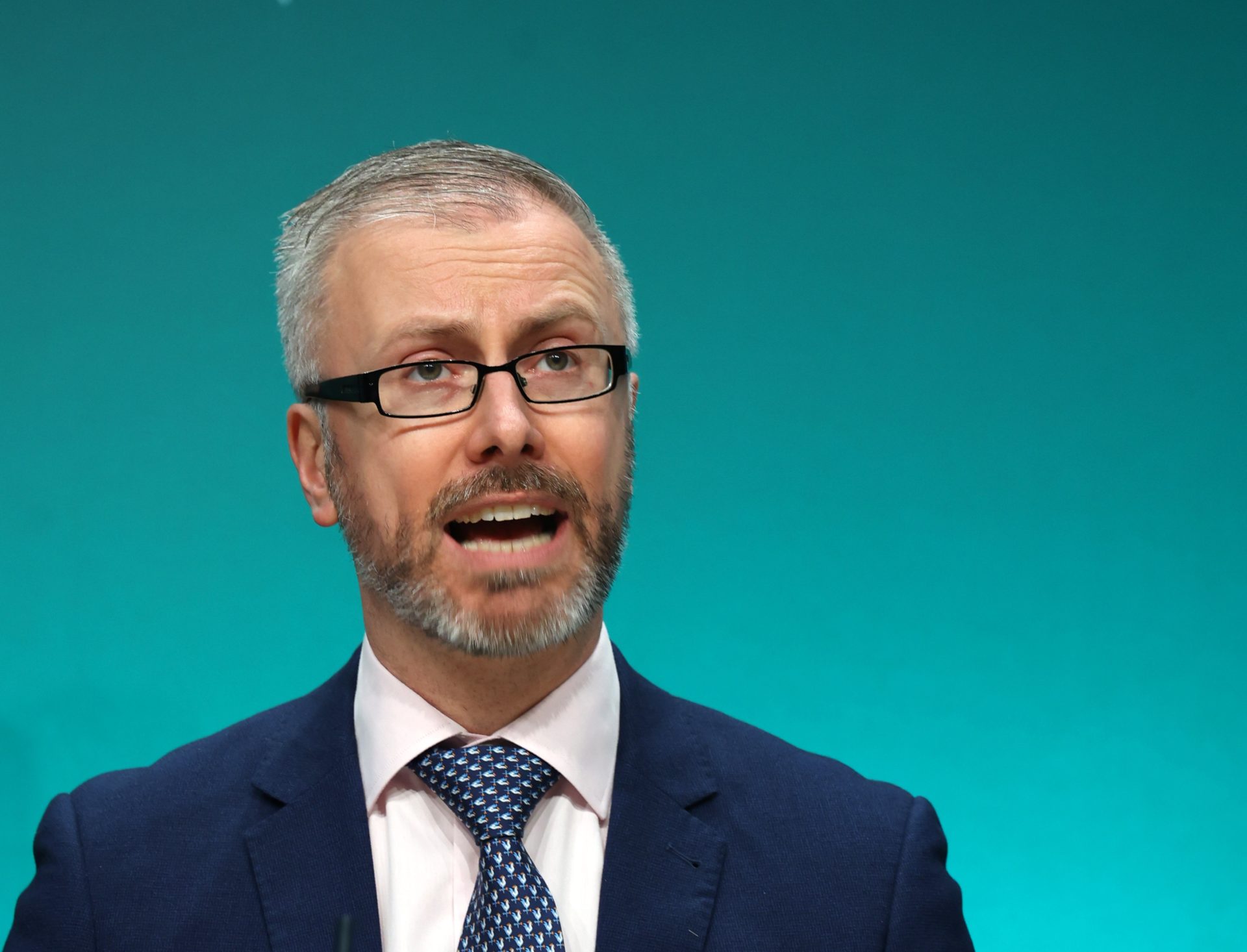 Minister for Children, Equality, Disability, Integration and Youth Roderic O'Gorman in the Government Press Centre in September 2022.