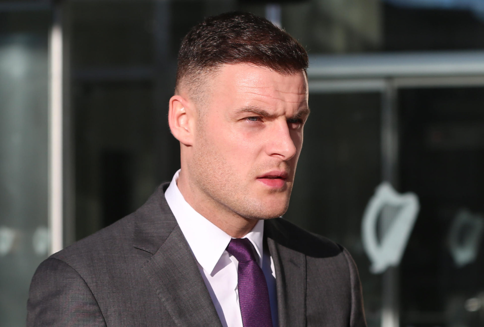 Anthony Stokes outside the Criminal Courts of Justice in Dublin.