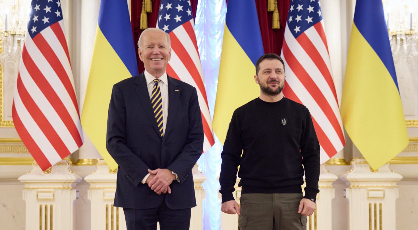 US President Joe Biden Visits Kyiv On Surprise Visit To Ukraine | Newstalk