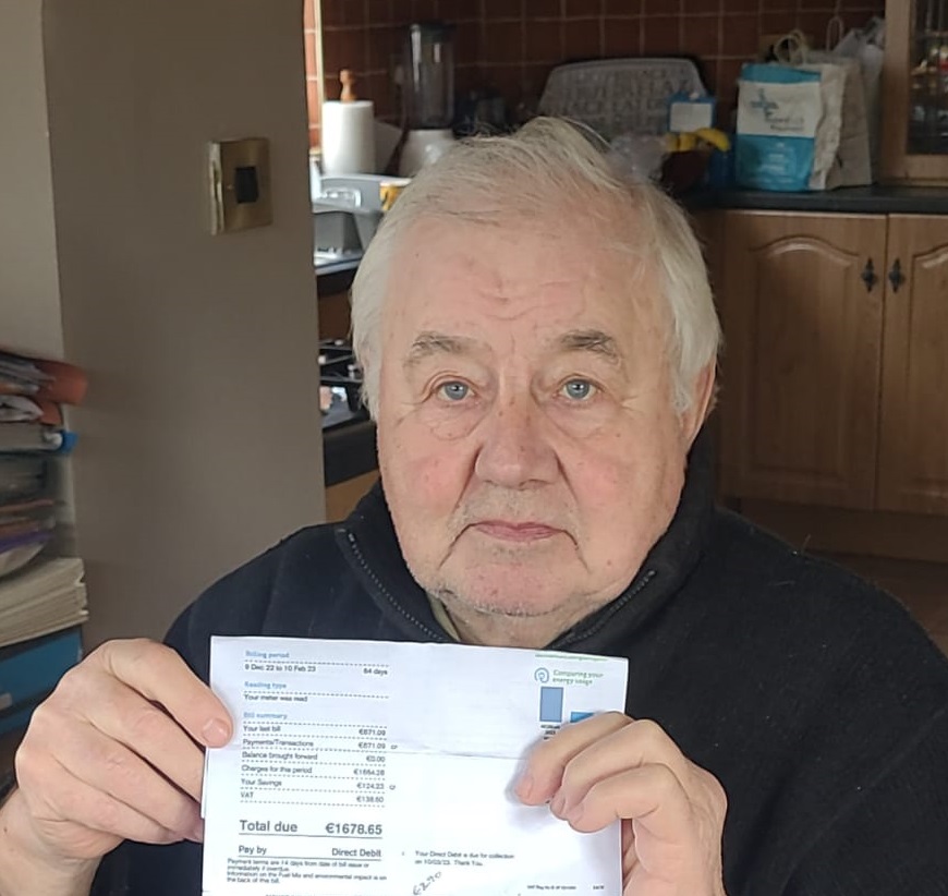 Pensioner gets electric bill of almost €1,700 'I'll fight this all the way' Newstalk