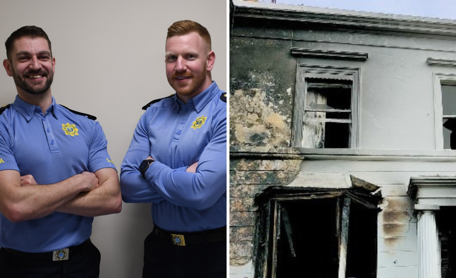 Gardaí hailed as heroes after saving two people from burning building - Vimarsana News
