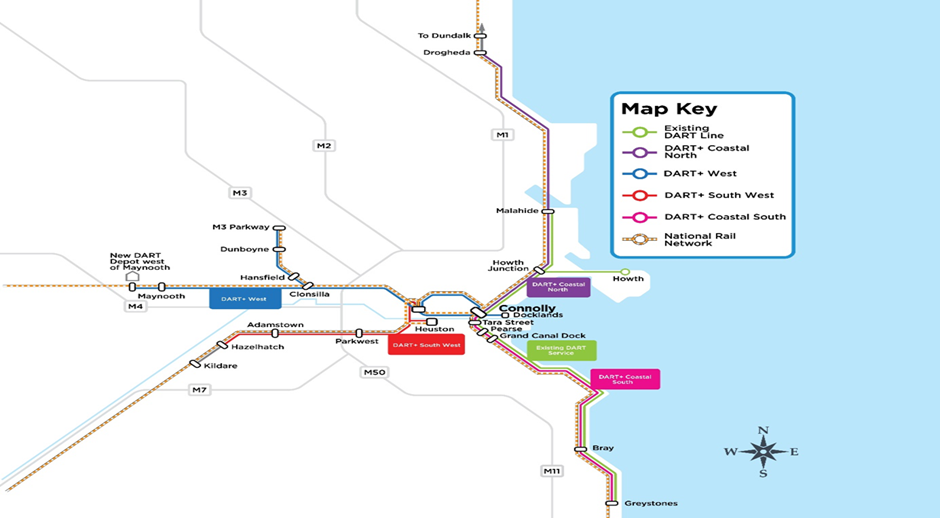 A map shows the DART+ programme