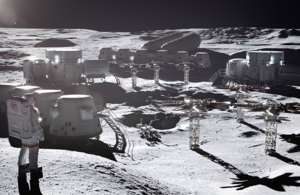 Rolls-Royce’s vision for a future moon base.